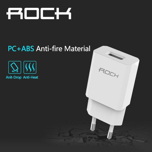 Planet Gates Black / US Plug ROCK Quick Charge Phone USB Charger MTK Fast Charger 2 in 1 Technology 5V2A 9V2A Universal Fast wall charger Clearance 49%