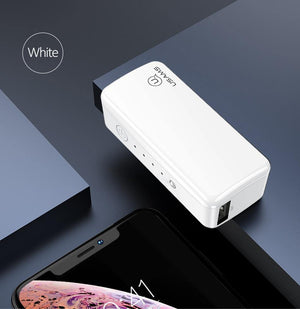 Planet Gates Black USAMS 2000mAh Ultra Light Mini USB Power Bank Portable 2000mah Powerbank External Battery LED Emergency Light for iPhone Samsung
