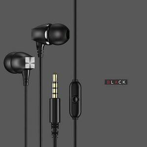 Planet Gates Black USAMS in-ear earphone 3D Stereo 3.5mm High Quality Ear phones Earbuds Bass Earphones Wired 1.2m in ear Headset With Microphone