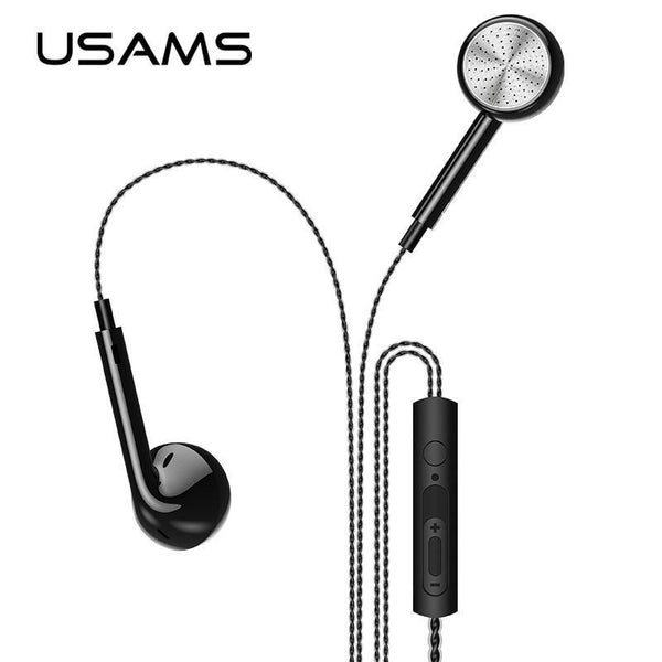 Planet Gates Black USAMS In-Ear Perfume Earphones Stereo Headset 3.5mm inear Wired Earphone With Microphone Aromatherapy for mobile phone EP-20