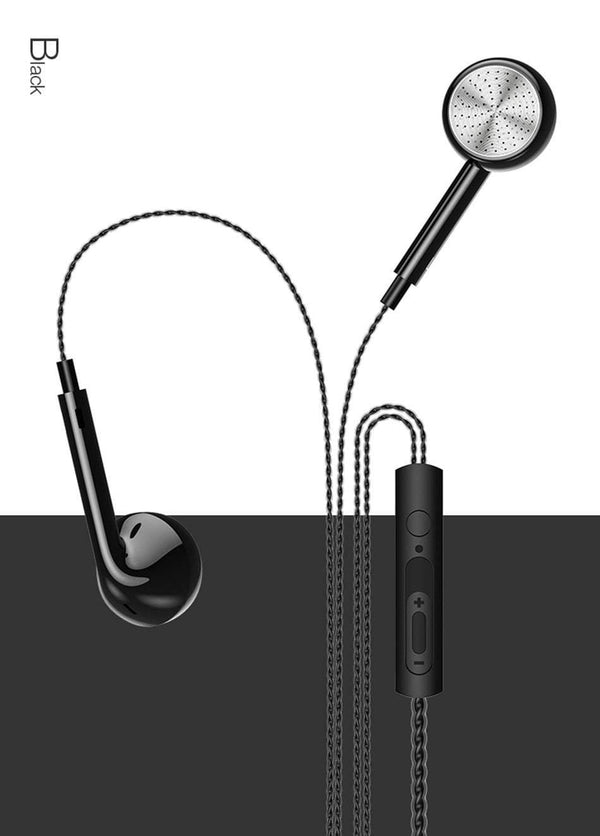 Planet Gates Black USAMS In-Ear Perfume Earphones Stereo Headset 3.5mm inear Wired Earphone With Microphone Aromatherapy for mobile phone EP-20