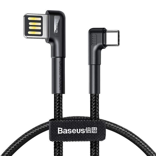 Baseus USB Type C Cable for Xiaomi Redmi Note 9s 8 Pro Quick Charge 3.0 USB C Cable Fast Charging for Samsung S20 Type C Cable