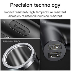 Planet Gates Black USB Car Charger For iPhone Samsung Xiaomi mi 3.4A Fast Charging Car Phone Charger Adapter Cell Mobile Phone Charger
