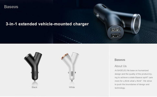 Planet Gates Black USB Car Charger For iPhone Samsung Xiaomi mi 3.4A Fast Charging Car Phone Charger Adapter Cell Mobile Phone Charger