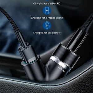 Planet Gates Black USB Car Charger For iPhone Samsung Xiaomi mi 3.4A Fast Charging Car Phone Charger Adapter Cell Mobile Phone Charger