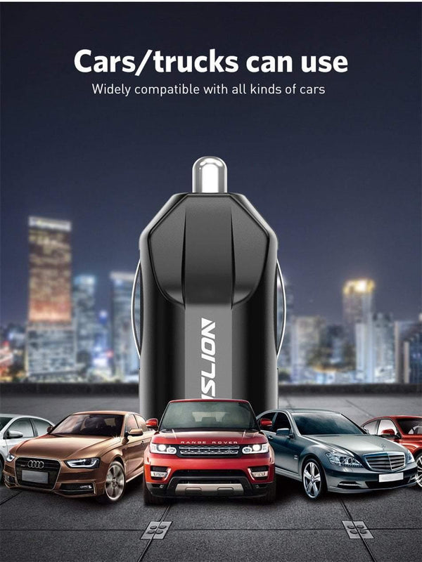 Planet Gates Black USLION 2.1A Mini USB Car Charger Adapter Car Charger Mobile Phone Dual USB Car-charger Auto Charge 2 port for iPhone Samsung