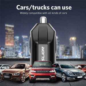 Planet Gates Black USLION 2.1A Mini USB Car Charger Adapter Car Charger Mobile Phone Dual USB Car-charger Auto Charge 2 port for iPhone Samsung