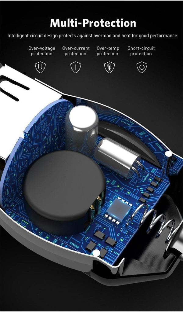 Planet Gates Black USLION 2.1A Mini USB Car Charger Adapter Car Charger Mobile Phone Dual USB Car-charger Auto Charge 2 port for iPhone Samsung