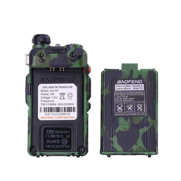 Planet Gates Black UV 5R camouflage radio dual band 1800mAh cheap price communication equipments walkie talkie radio