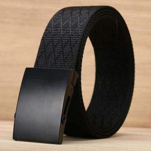 Planet Gates Black V Black Buckle / 100cm FAJARINA New Novelty Unisex Quality Patchwork Nylon Automatic Styles Straped Female Male Belts for Women 38mm Width CBFJ0036