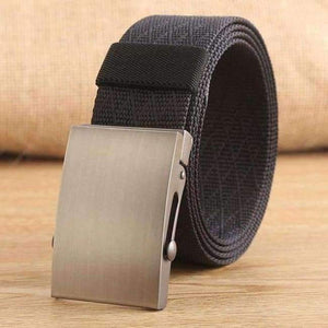 Planet Gates Black  V Grey Buckle / 100cm FAJARINA New Novelty Unisex Quality Patchwork Nylon Automatic Styles Straped Female Male Belts for Women 38mm Width CBFJ0036