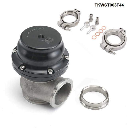 Planet Gates black V44 MVR 44mm V Band External Wastegate Kit 24PSI Turbo Wastegate TKWST003F44