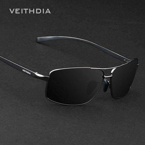 Planet Gates Black VEITHDIA Brand New Polarized Men's Sunglasses Aluminum Sun Glasses Eyewear Accessories For Men oculos de sol masculino 2458