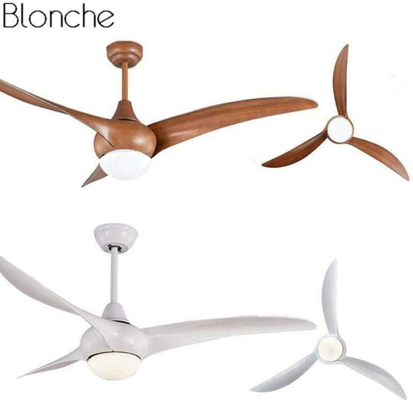 Planet Gates Black Vintage 42inch LED Ceiling Fan with Lights Remote Control for Living Room Bedroom Home Industrial Wooden Ceiling Fan Lamp 220V