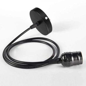 Planet Gates Black Vintage Industrial Retro Pendant Lamp Edison Light E27 Holder Iron Cage Lampshade Warehouse Style Light Fixture Indoor Lighting