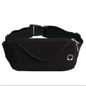 Planet Gates Black Waist Bags Running Fanny Pack Women Waist Pack Pouch Belt Bag Men Purse Mobile Phone Pocket Case Camping Hiking Sports Bag