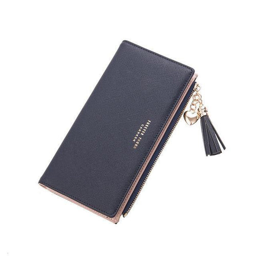 Planet Gates black Wallet Female For Coins Cute Wallet Women Long Leather Women Wallets Zipper Purses Portefeuille Wallet Female Purse Clutch