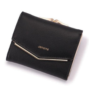 Planet Gates Black Wallet Female PU Leather Women Wallets Hasp Coin Purse Wallet Female Vintage Fashion Women Wallet Small Card Holder Red