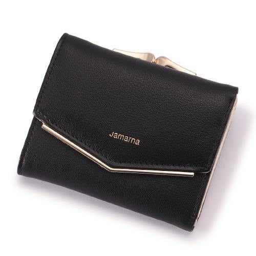 Planet Gates Black Wallet Female PU Leather Women Wallets Hasp Coin Purse Wallet Female Vintage Fashion Women Wallet Small Card Holder Red