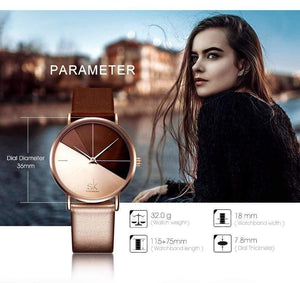 Planet Gates Black Watches Women Creative Fashion Quartz Watches For Reloj Mujer  Ladies Wrist Watch SHENGKE relogio feminino