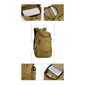 Planet Gates black Waterproof 14inch Laptop Military Backpack Tactical Bag Men Outdoor Sports Backpack Tourist Hiking Camping Rucksack S401