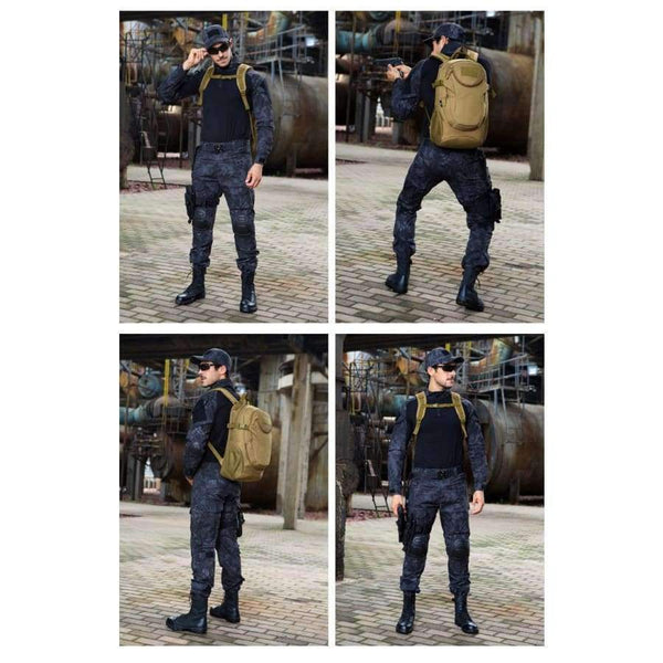 Planet Gates black Waterproof 14inch Laptop Military Backpack Tactical Bag Men Outdoor Sports Backpack Tourist Hiking Camping Rucksack S401