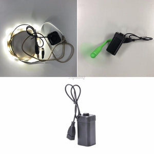 Planet Gates Black Waterproof 5V USB Portable 4X AA Battery Charger Holder Kit Power Bank Case Box Z07 Drop ship