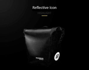 Planet Gates Black Waterproof Bicycle Bag 10-18L Portable Bike Bag Pannier Rear Rack Tail Seat Trunk Pack Cycling MTB Bag Bike Accessories