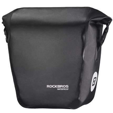Planet Gates Black Waterproof Bicycle Bag 10-18L Portable Bike Bag Pannier Rear Rack Tail Seat Trunk Pack Cycling MTB Bag Bike Accessories