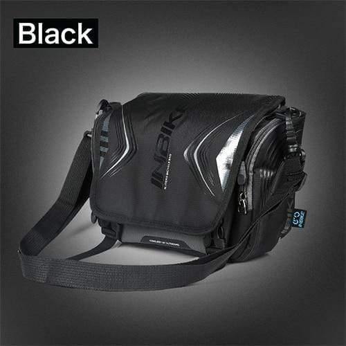 Planet Gates Black Waterproof Bike Bag Large Capacity Handlebar Front Tube Bag Bicycle Pocket Shoulder Backpack Cycling Bike Accessories