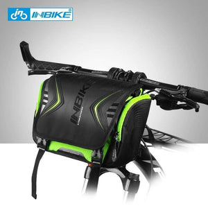 Planet Gates Black Waterproof Bike Bag Large Capacity Handlebar Front Tube Bag Bicycle Pocket Shoulder Backpack Cycling Bike Accessories