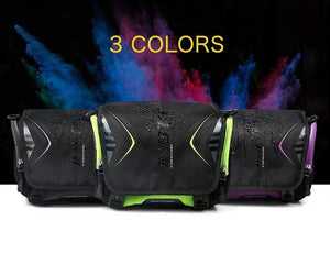 Planet Gates Black Waterproof Bike Bag Large Capacity Handlebar Front Tube Bag Bicycle Pocket Shoulder Backpack Cycling Bike Accessories