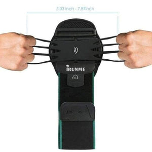 Planet Gates Black Waterproof Gym Running Sports Armband for iPhone X 8 7 Case Cover Holder Arm Band Wrist Case Bag for 4 to 6 Inch Phone