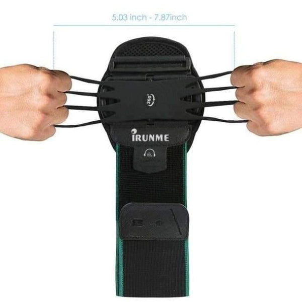 Planet Gates Black Waterproof Gym Running Sports Armband for iPhone X 8 7 Case Cover Holder Arm Band Wrist Case Bag for 4 to 6 Inch Phone