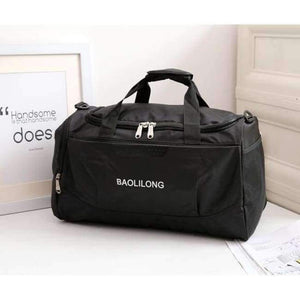 Planet Gates Black Waterproof Large Sports Gym Bag With Shoes Pocket Men/Women Outdoor Fitness Training Duffle Bag Travel Yoga Handbag