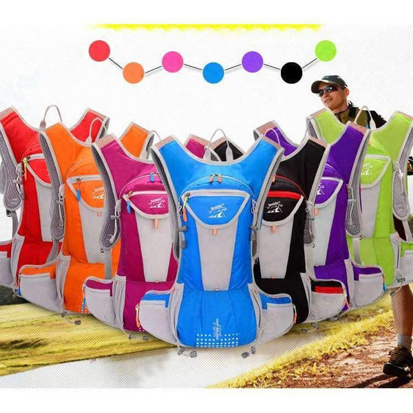 Planet Gates black Waterproof Nylon Men Women Marathon Trail Running Backpack Mochila Outdoor Sports  Jogging Cycling Bag Bicycle Bike Bag