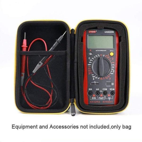 Planet Gates Black Waterproof Shockproof EVA Hard Case Storage Carry Bag Organizer for F117C/F17B Digital Multimeter 230*140*75mm