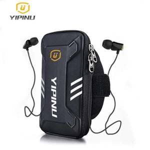 Planet Gates Black Waterproof Small Fitness Running Bag Wallet Jogging Phone Holder Purse Armband Gym Arm Bag Sports Accessories