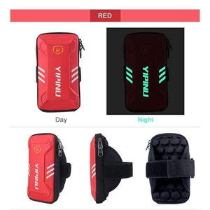 Planet Gates Black Waterproof Small Fitness Running Bag Wallet Jogging Phone Holder Purse Armband Gym Arm Bag Sports Accessories