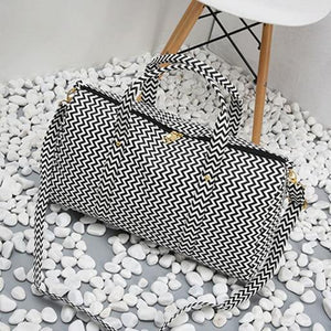 Planet Gates black white 2 Travel Bag Men/Women Waterproof Travel Duffle Bag Male Shoulder Bags Duffel Tote for Men Female Luggage Bags