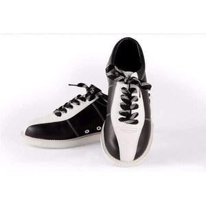 Planet Gates BLACK WHITE / 4 Unisex Bowling Shoes men women Skidproof Sole Professional Sports Bowling Shoes slip sneakers 006