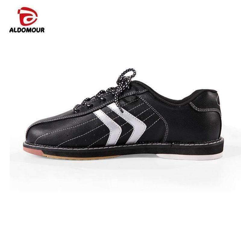 Planet Gates Black White / 6.5 Bowling Shoes Brands 2017 Domestic Exports To High Quality Unisex Bowling Shoes With Skidproof Sole Sneakers Hombre
