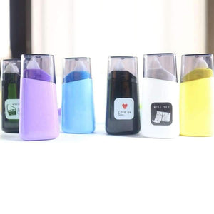 Planet Gates black white Classic office school correction tape set stationery supplies,Japanese basic student correction tape gift,5mm*5m,6pcs