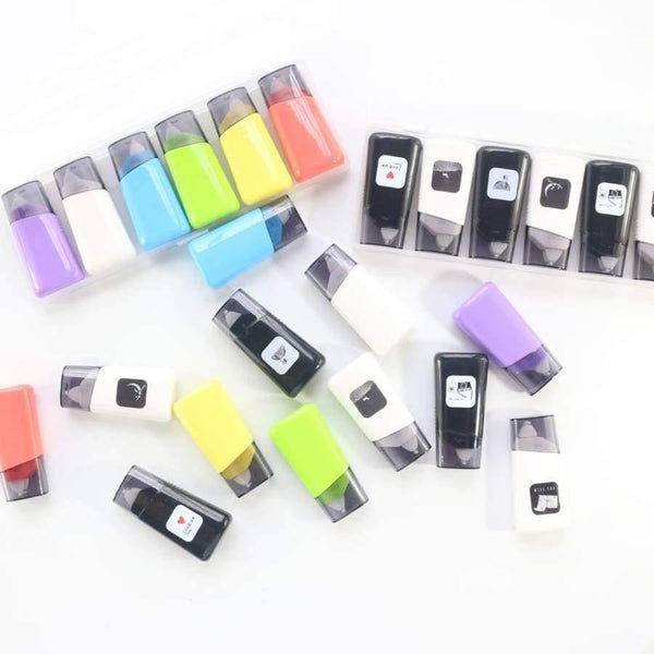 Planet Gates black white Classic office school correction tape set stationery supplies,Japanese basic student correction tape gift,5mm*5m,6pcs