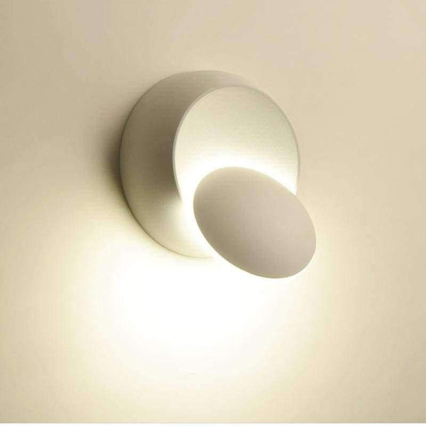 Planet Gates Black / white LED Wall Lamp 360 degree rotation adjustable bedside light white Black creative wall lamp Black modern aisle round lamp
