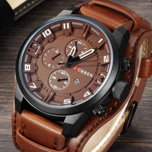 Planet Gates black white Military Quartz Mens Watches Top Brand Luxury Leather Men Watch Casual Sport Male Clock Watch 8225