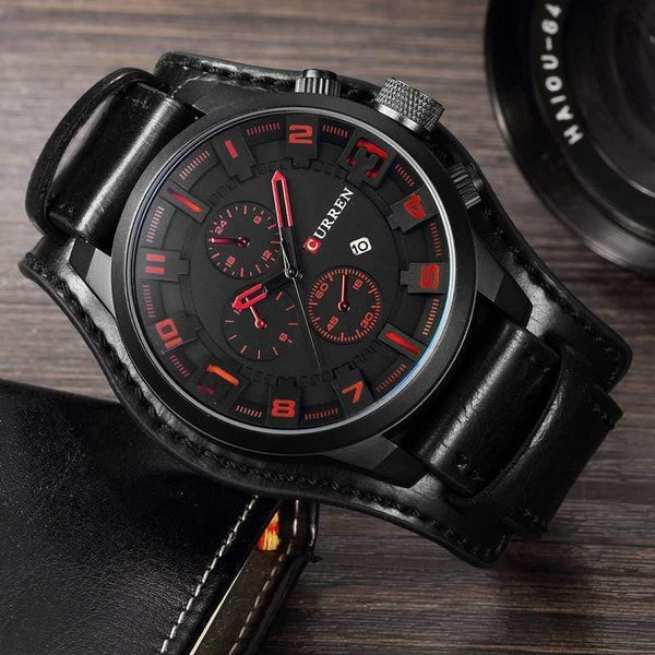 Planet Gates black white Military Quartz Mens Watches Top Brand Luxury Leather Men Watch Casual Sport Male Clock Watch 8225