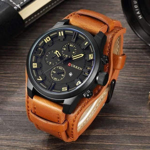 Planet Gates black white Military Quartz Mens Watches Top Brand Luxury Leather Men Watch Casual Sport Male Clock Watch 8225