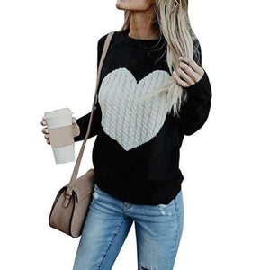 Planet Gates Black-White / S Pullover Sweater Women Solid Autumn Woman Sweaters Elegant Fashion Clothes Pull Femme Sueter Mujer Roupas Feminina Tricot
