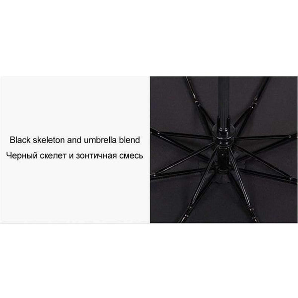 Planet Gates Black Wind Resistance Umbrella For Men Quality DoubleLayer Folding Automatic Umbrella Rain Women Travel Compact Umbrella Wholesale